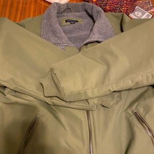 Land's End green jacket